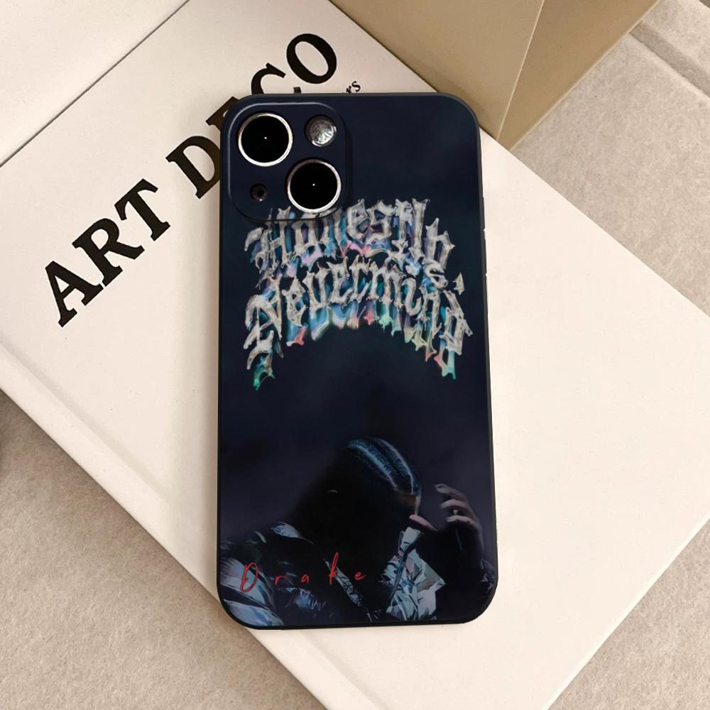 Rapper D-Drake Phone Case FOR IPhone 15promax 14 11 12 Pro 8 7 15 Plus 13 Pro MAX XR XS MINI Black Soft Covers