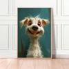 Funny Animals Vintage Painting Poster Canvas Prints Animals Cartoon Aesthetic Wall Decor Kids Room Wall Art Funny Cat Dog Decor