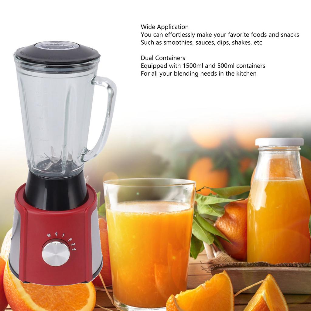 Kuchyňský mixér 1500ml 500ml nádoba multifunkční stolní mixér na koktejly ovocné šťávy