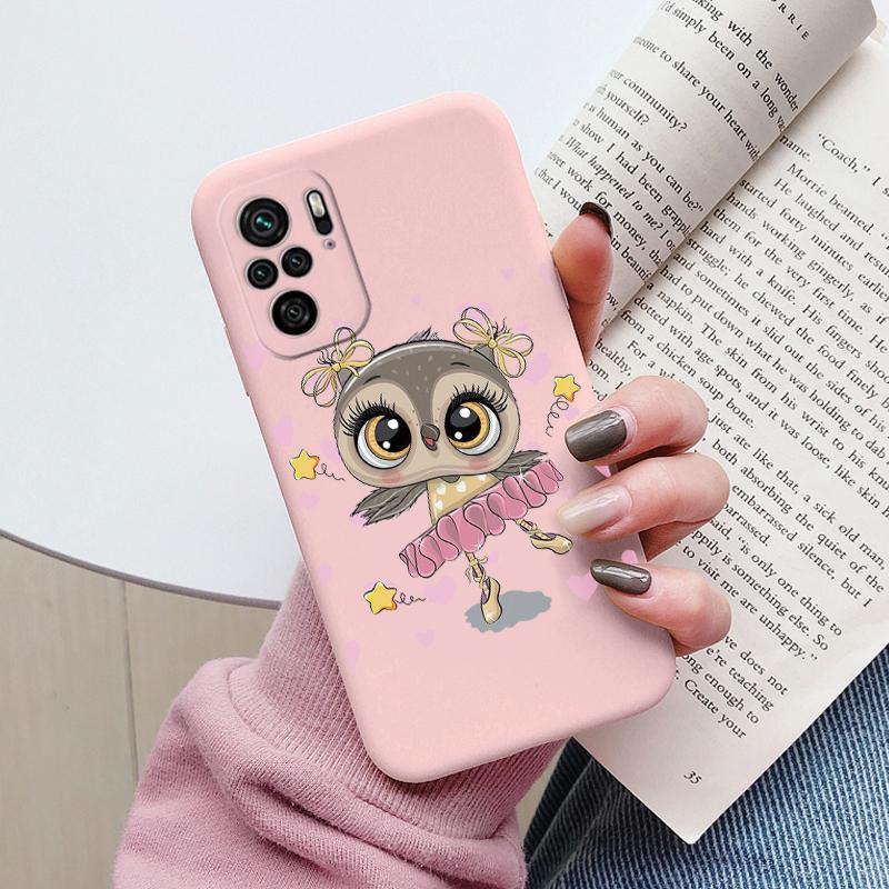 Heart Flower Case For Poco M5S Phone Cover Cute Silicone Shockproof Soft Coque For Poco M5S PocoM5S M5 S Shell Cartoon Lovely