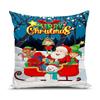 Soft Fabric Designer Decorative Printed Merry Christmas Theme Cushion Cover Xmas Decorations for Sofa Living Room Set of 5 16 X 16 Inch Multi