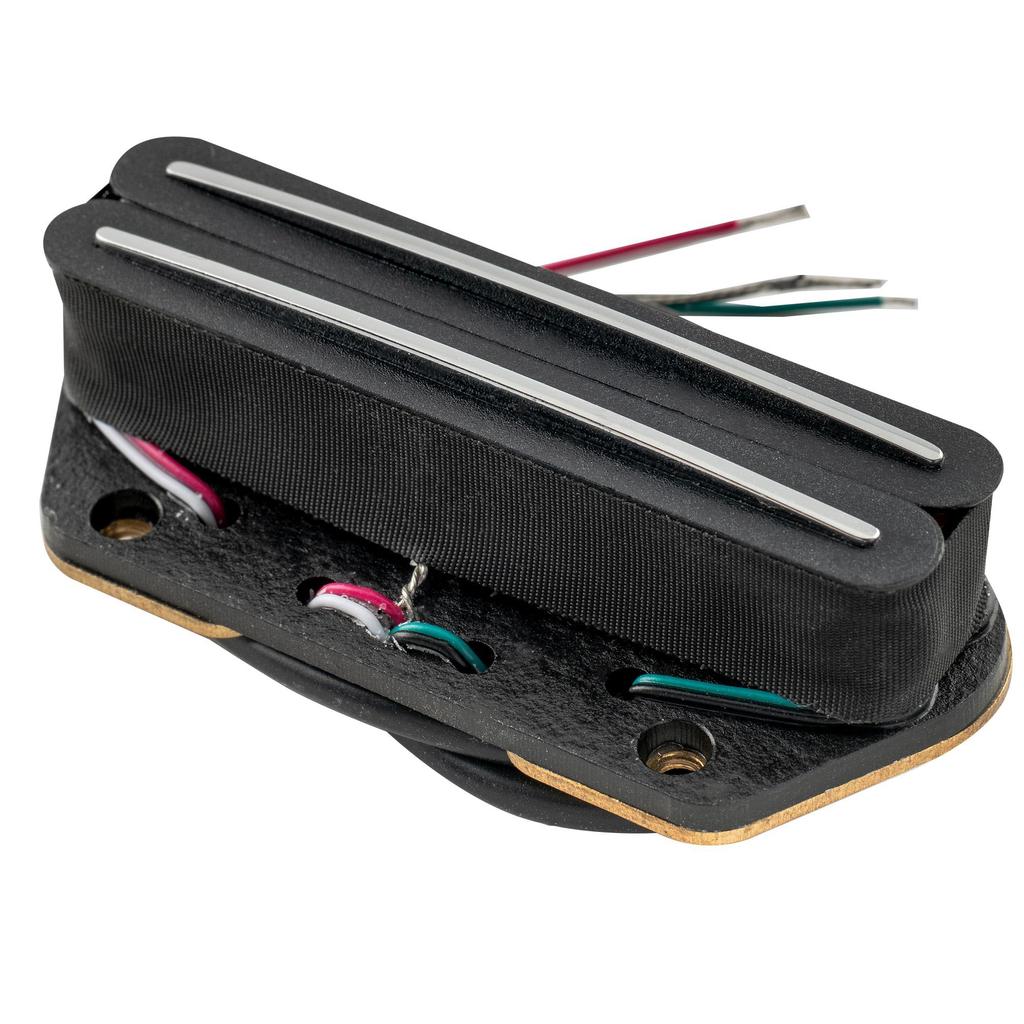 Musiclily Pro Alnico 5 Humbucker Bridge for Telecaster Electric Black TL-DPMA Single-Size Pickup, 9.2K Gold, Guitars,