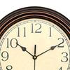 30cm Hanging Clocks Sweep Second Movement Round Wall Clock for Bathroom Decors Living Room