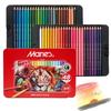 Colored 48 Thick Professional for Adult Coloring and School Entrance Gift Set Marie's Oil-Based Pencils, Colors, Lead, Grade, Books, Illustrations,