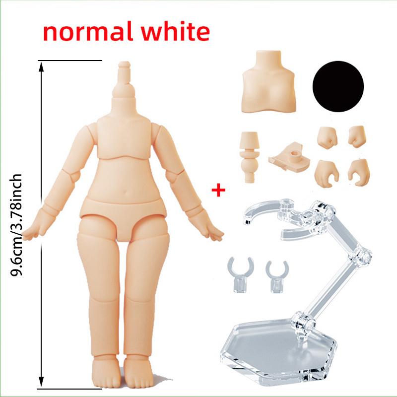 9.6cm 11CM Moveable Joints Doll toys YMY body suitable for GSC head ob11 1/12BJD doll body spherical joint doll toy hand set