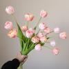 Artificial Tulips Vibrant Floral Arrangement Wedding Flowers Silk Fabric Artificial Flower For Special Occasion Romantic Table
