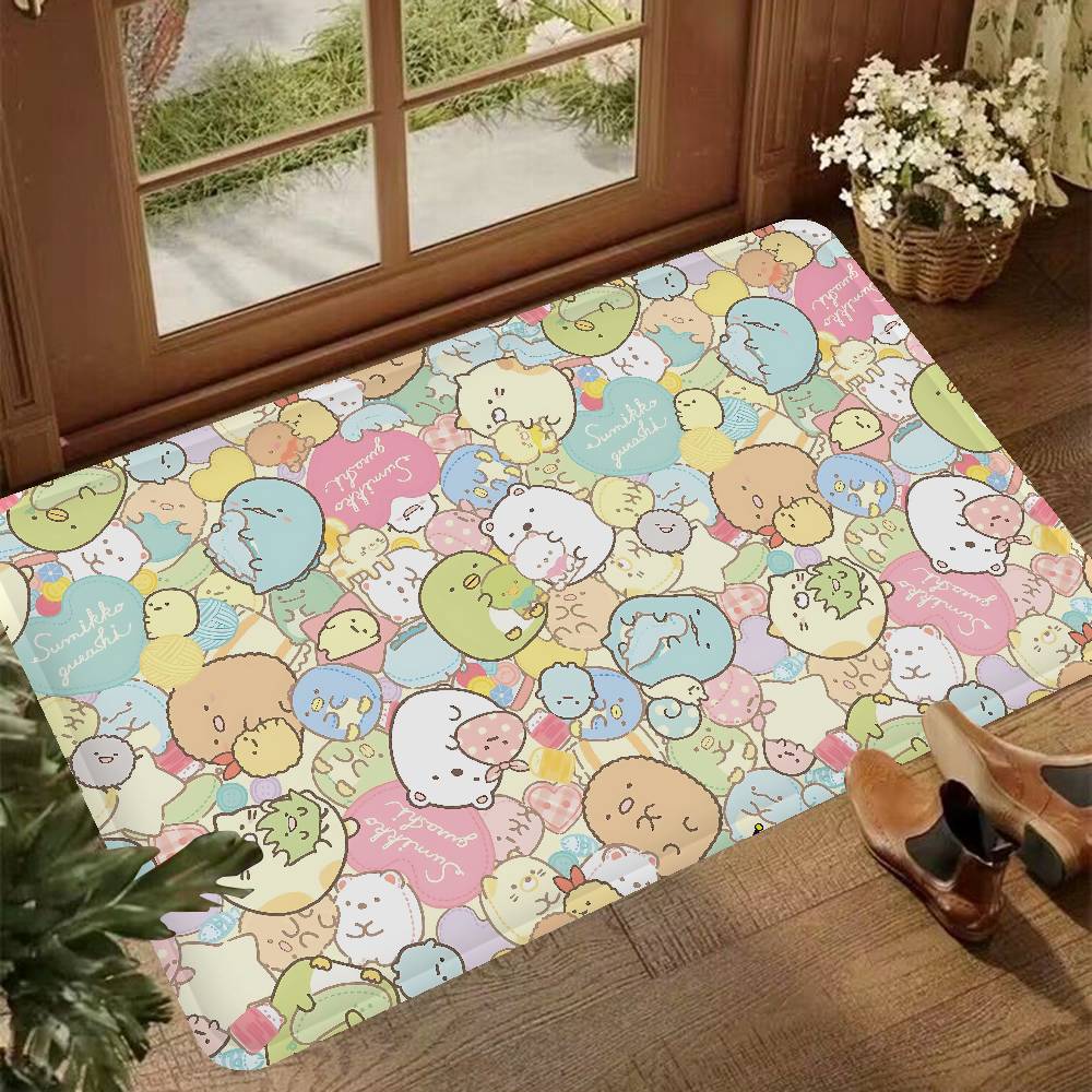 Cartoon Pink Sumikko Gurashi Kitchen Mat Cheaper Anti-slip Modern Living Room Balcony Printed Modern Home Decor
