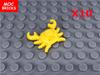 10pcs/lot MOC Bricks Food Cookies 3X3 6256 Bone Sugar Sstrawberry Sushi Crab DIY Educational Building Blocks Children's Toy