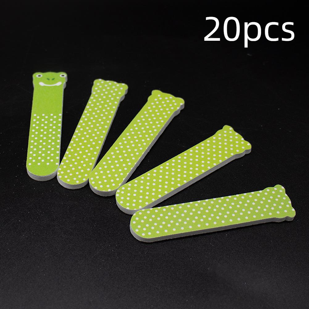 Cute Animals Mini Small Nail Buffer File Sandpaper Finger Tips Buffing File Manicure Salon Tools