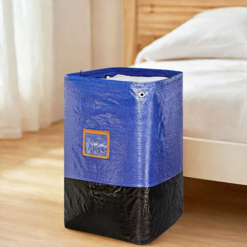 Large Capacity Express Transport Packing Bag Plastic Draw Rope Woven Bag Move House