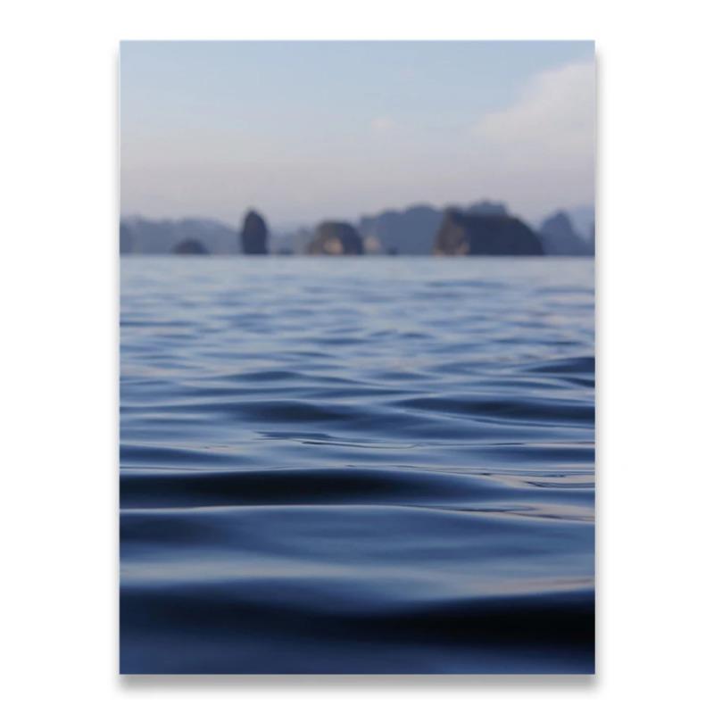 

Sea Ocean Wave Landscape Wall Art Canvas Painting Nordic Posters And Prints Wall Pictures For Living Room Bedroom Home 21cm×30cm NoFrame