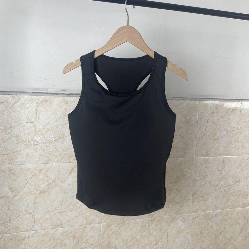 

Новинка Персиковый Слитный Спортивный Топ для Йоги Высокоэластичный Быстросохнущий Ударопрочный I-Образный Удобный Ощущение Наготы Без Рукавов Красивая Спина Black [chest pad fixed]] 2XL