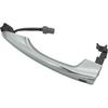 82651-D3710 Front Left Door Handle for 2016-2021 Hyundai Tucson 82651D3710 Outside Smart Key Handle (Silver) - Chrome
