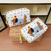 Large Capacity Cartoon Puppy Cosmetic Bag Handheld Skincare Storage Bag Makeup Pouch  Stationery