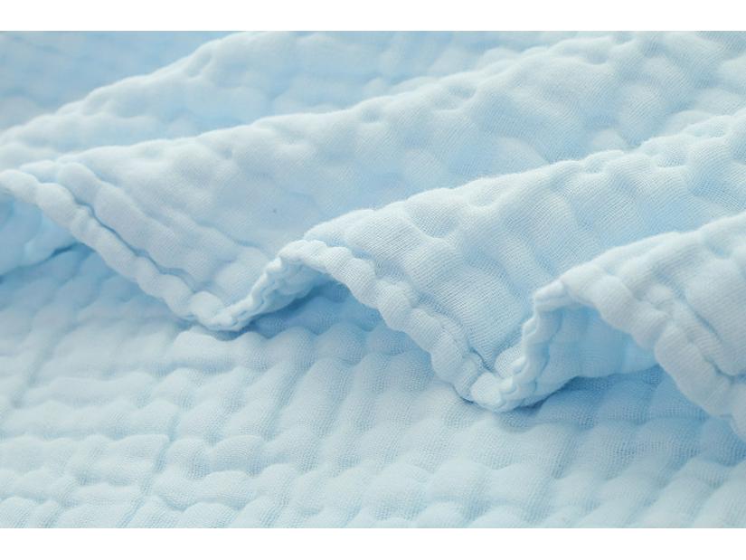 Six-Layer Gauze Children's Quilt: Soft, Solid Color Baby Blanket and Newborn Bath Wrap