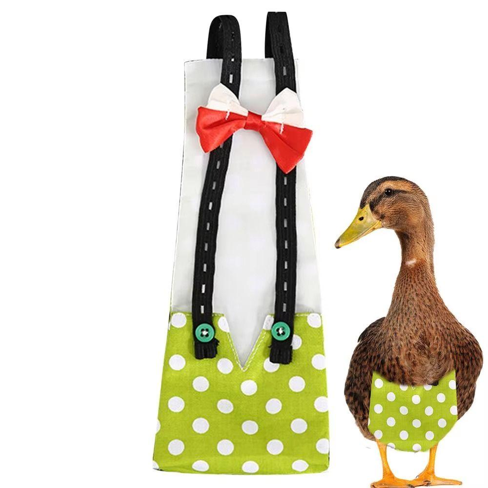 Cute Pet Duck Diaper Reusable Poultry Costume Hen Vest Goose Flight Suits  Poultry Supplies
