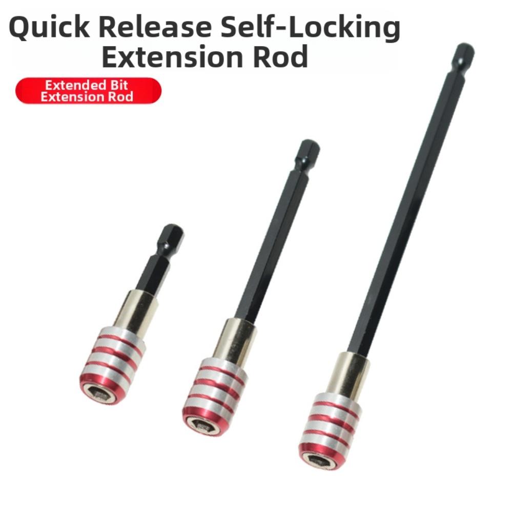 

60 100 150mm Self Locking Connecting Rod Hex Shank Quick Change Extension Bar For Screwdriver Power Tool Accessories Set China Mainland