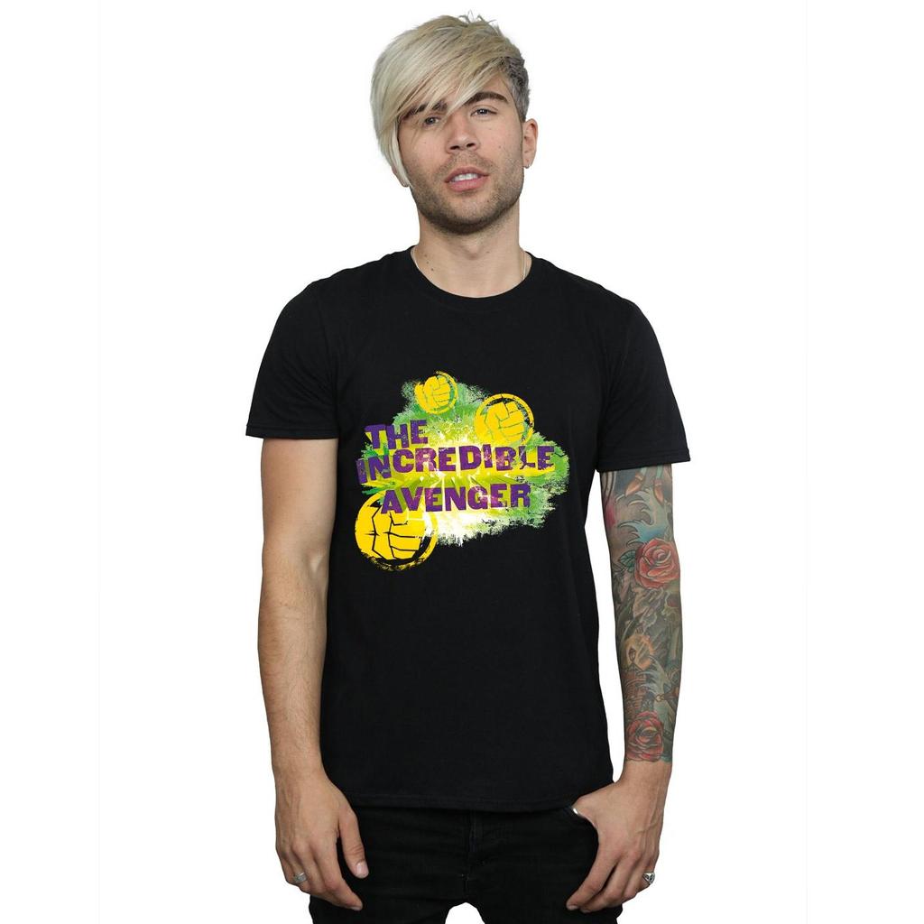 Marvel Mens Hulk Incredible Avenger T-Shirt