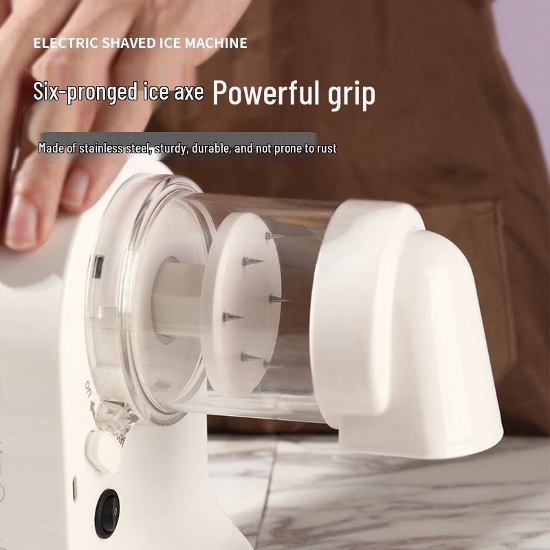 Wireless Automatic Electric Ice Shaver for Home, Milk Tea, Cold Drinks, and Snow Ice