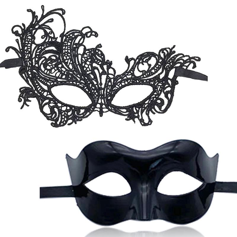 Half Face Mask Lace Masquerade Face Mask Sexy Lace Bunny Ears Headband with Veil Mask Party Mask Prom Mask Mardi Gras Mask