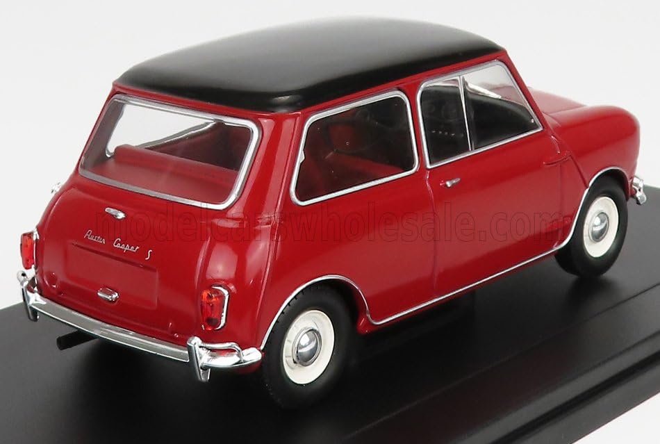 Austin Mini Cooper Miniature Car 1/24 Cooper 1967 (Red/Black) Blister Pack Item