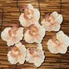 6pcs 9cm Butterfly Orchid Flower Head Fake Flower Head  Hair Clips/Boutonniere/Cake Decoration