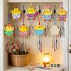 1set Easter Bunny Wind Chimes Craft Kit Chimes For Decorative For Spring Decor And Creative Family Fun 5ml