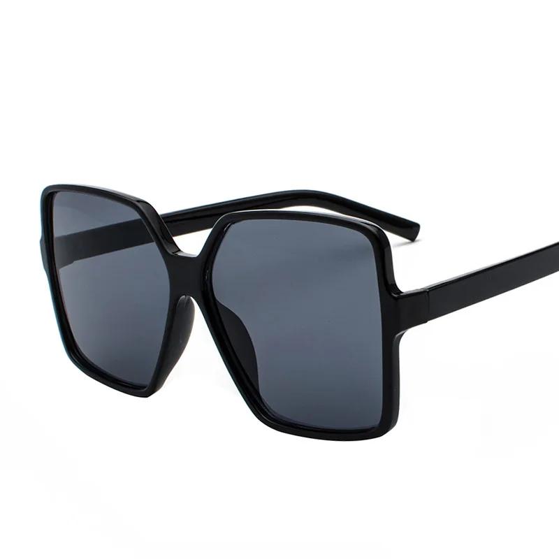 Luxury Oversized Sunglasses Women Men's Big Frame Vintage Square SunGlasses Driving Glasses Female Gafas De Sol Glasses