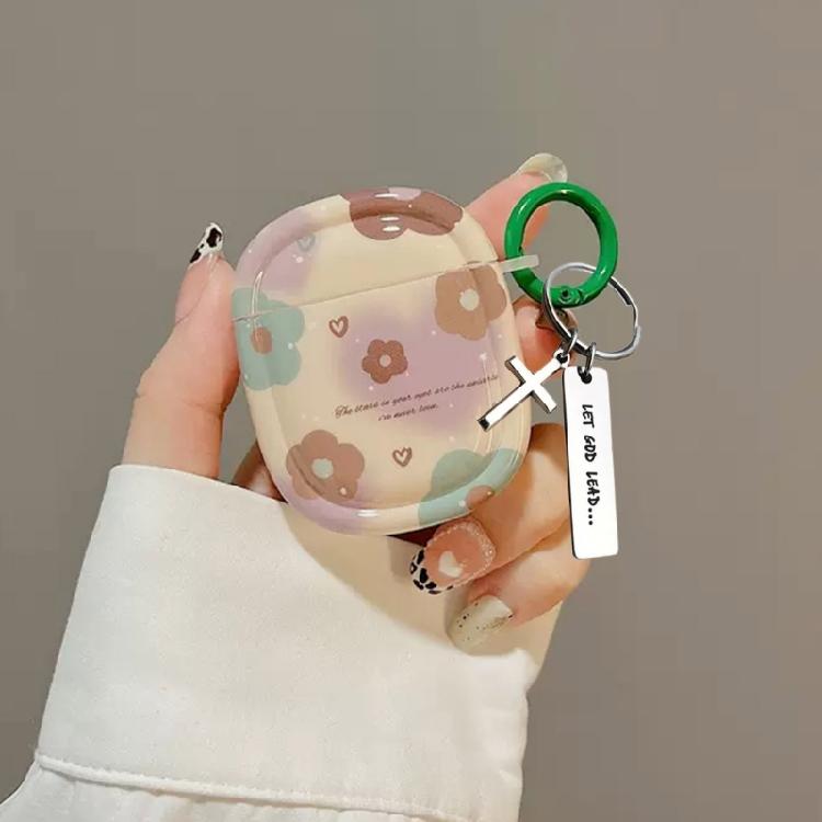 Religious Pendant Key Rings Stylish Keychain Unique Bag Charm Stainless Steel Texture Present for Believers and Collectors