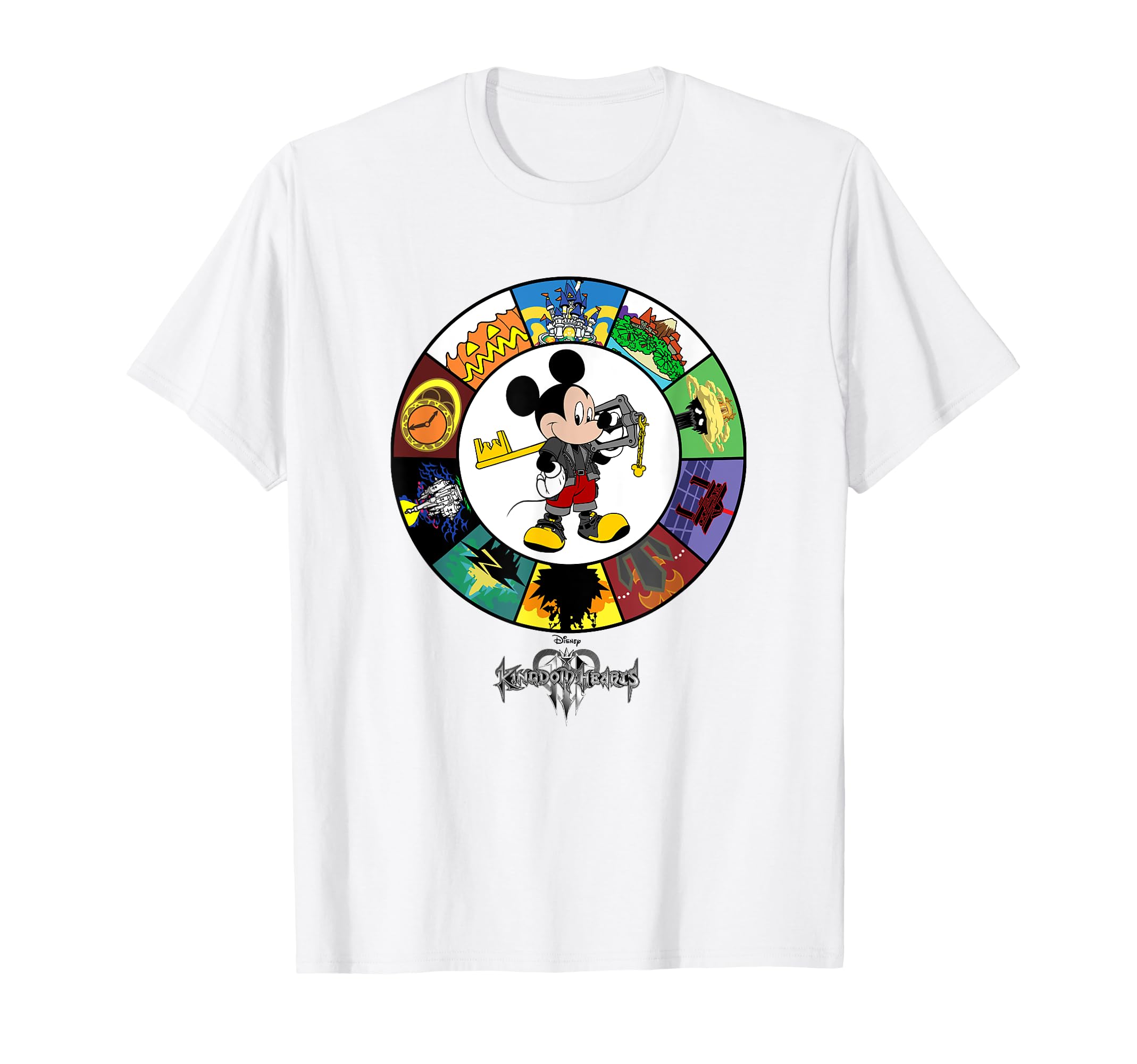

Disney Kingdom Hearts III King Mickey Key to the Kingdoms T-Shirt