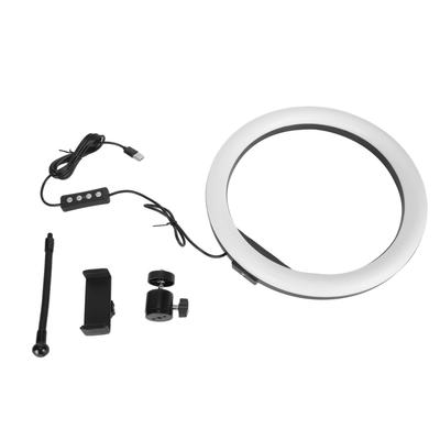 LED Circle Light 1 4 Inch Threaded 162 LED Energy Saving Light Beads Circle Light with Stand for Live Streaming