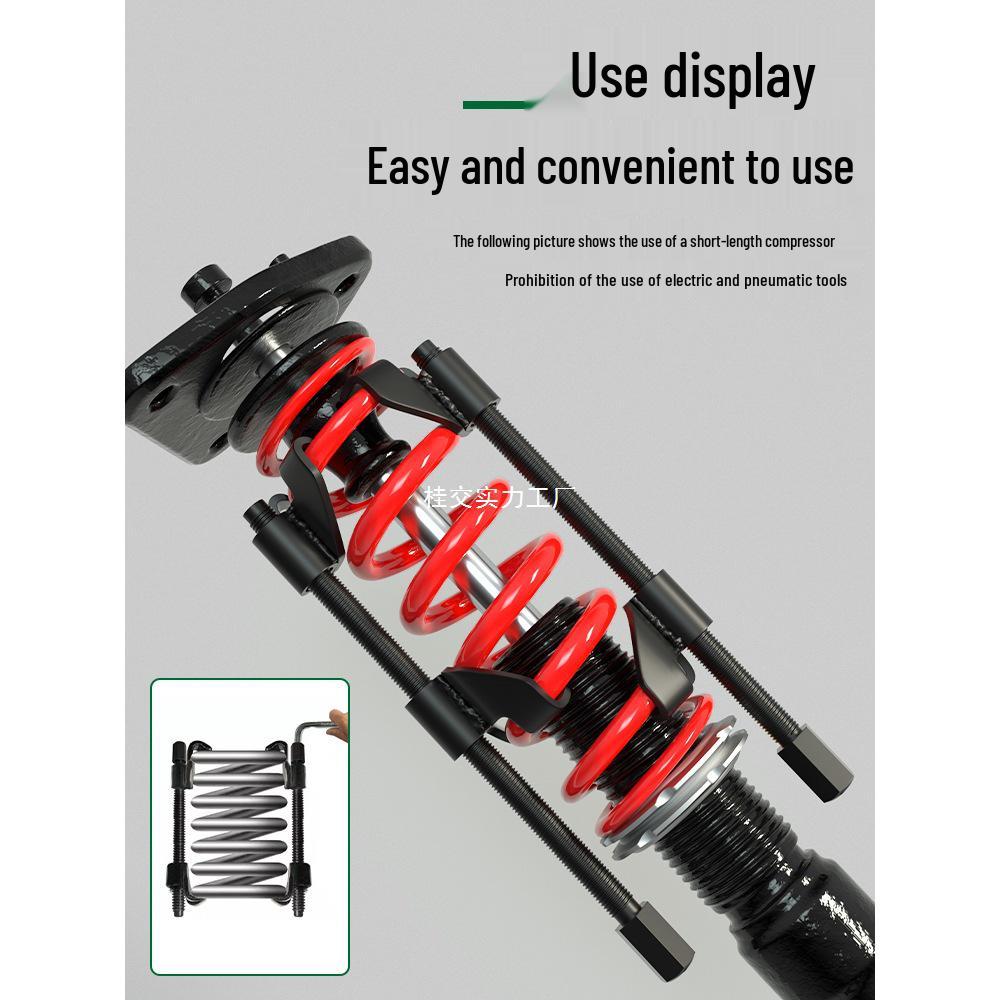 

Forged Shock Absorber Spring Compressor for Car Suspension Repair 1/2 Bent Rod (For Use)