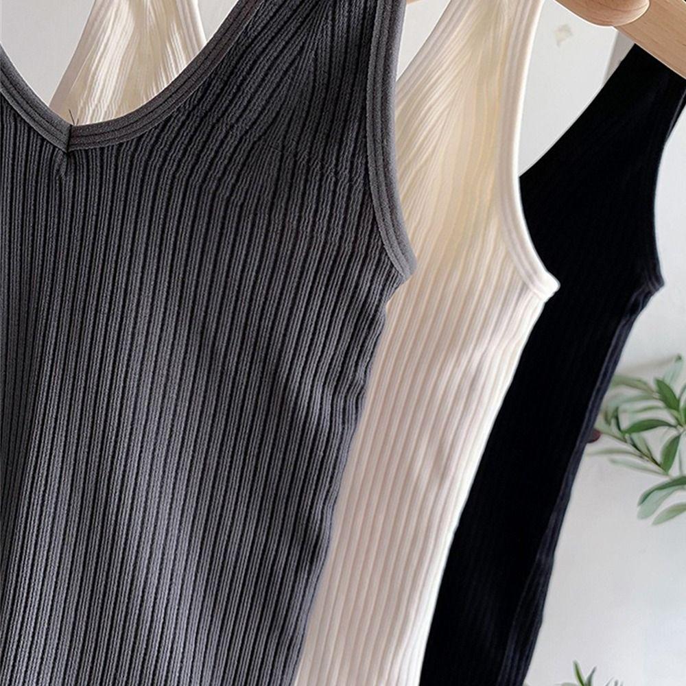Keep Warm Underwear Thermal Sling Vest Fashion Thickened Vest  for Women Female