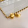 Retro fashion oil-dripping earrings niche temperament medieval style earrings personality high-end pearl earrings