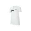 Crew Neck Pullover Short Sleeve T-Shirt Women Tops White CW6967-100