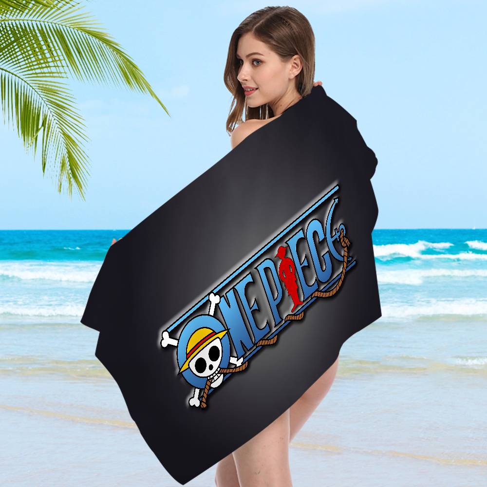 New O-One P-Pieces Cartoon Beach Towel Colorful Bath Towels Girl Microfiber Quick Dry Sand Free Beach Yoga Spa Gym Pool