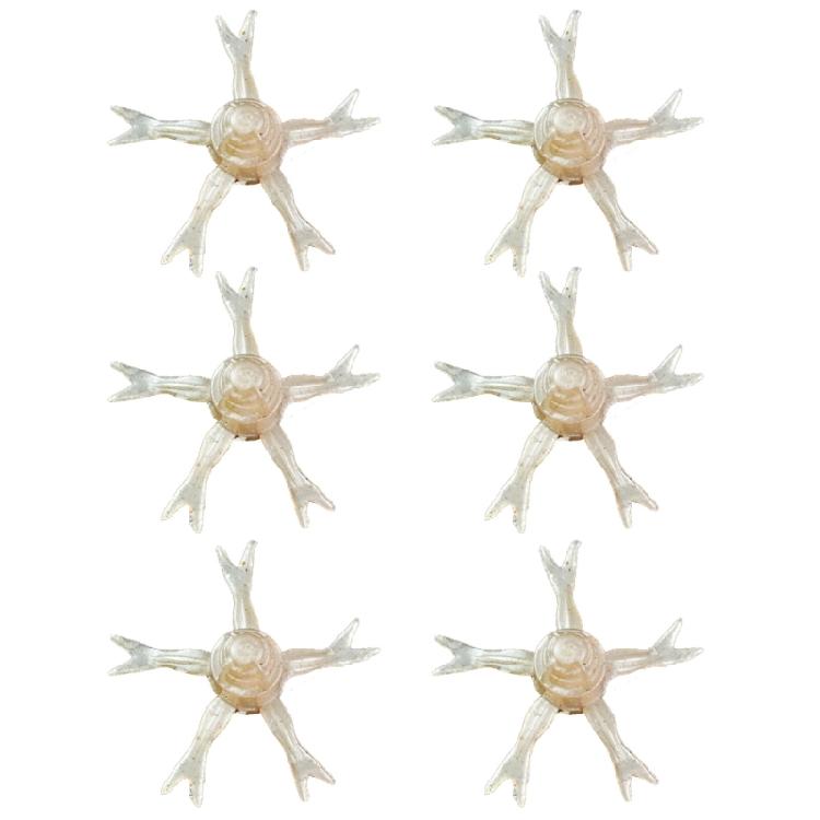 6 шт. Имитация медуз Приманки Искусственные Мягкие Плавающие Приманки Медленно Плавающие Рыболовные Приманки Мягкие Приманки-Медузы для Рыбалки