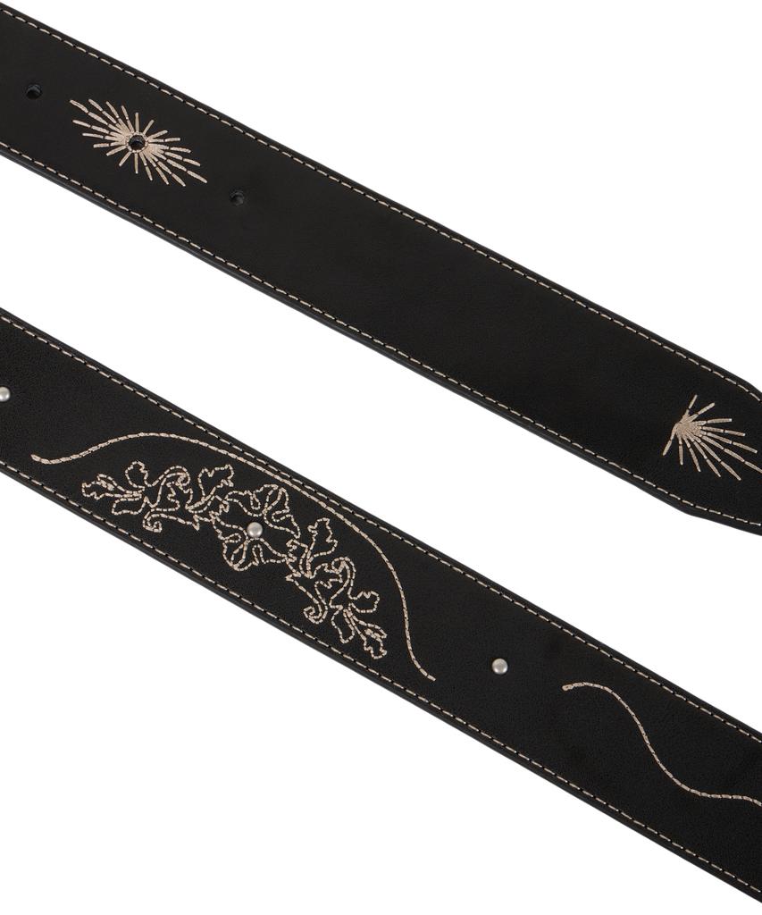 AAKAM Needlework Studded Belt (Black)