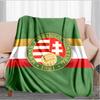 Ungarisches Fußball-Emblem-Decke Geeignet für Sofas, Betten, Büros und Camping - Perfektes Geschenk für Halloween Weihnachten