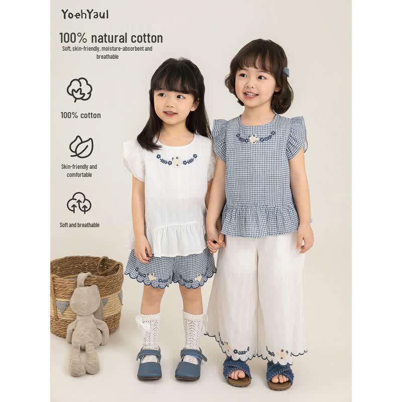 Yoyou Girls  Summer Outfit Set 130 cm