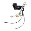 Stylish Leather Heart Bag Charm With Intricate Braided Design And Alloy Accent Unique Key Holder Accessory