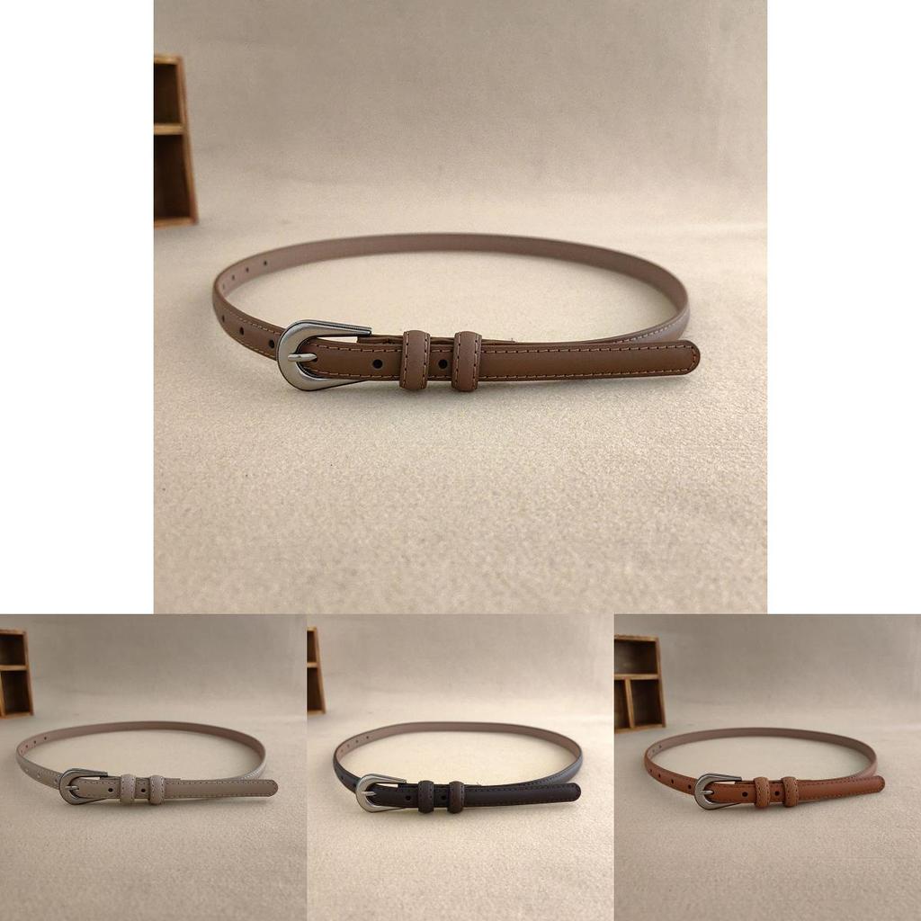 Doublesided Leather Waist Belt For Women With Alloy Clasp For Casual And Formal Outfits
