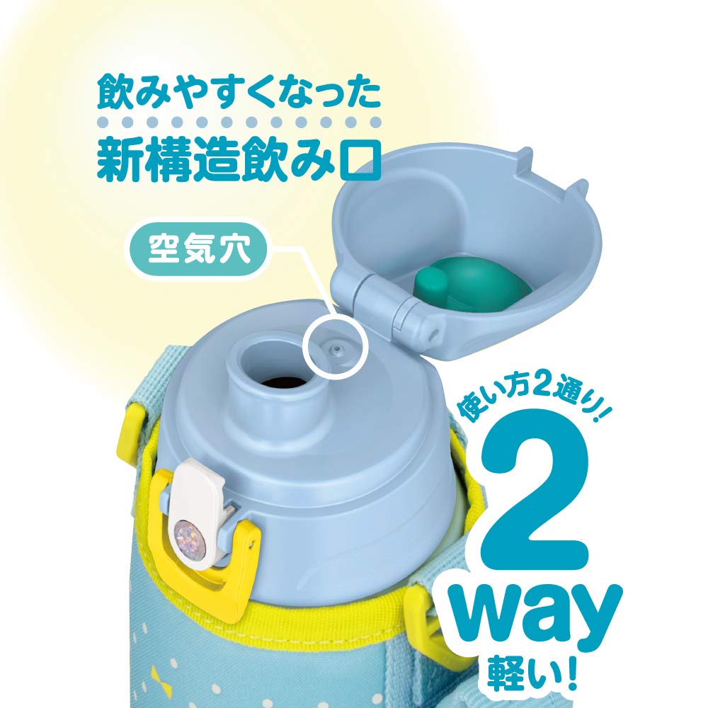 Thermos Vacuum Insulated Two-Way Bottle, 0.8L/0.83L, Mint Dot, FJJ-800WF MTD