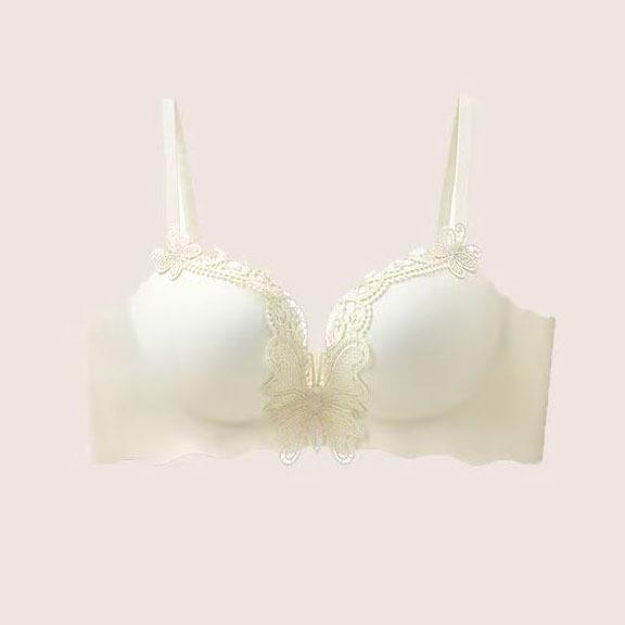 Seamless Underwire-Free Push-Up Bra for Women - Beautiful Back Support, Adjustable Shapewear, Uplift for Small Chest