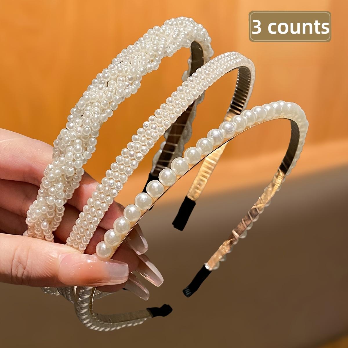 

3 шт. Женская модель, Комбинация повязок на голову в нескольких стилях, Рекомендуется в качестве подарков для женских аксессуаров для волос 3pieces