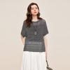 Women's Ice Silk Hollow Knit Short Sleeve T-Shirt