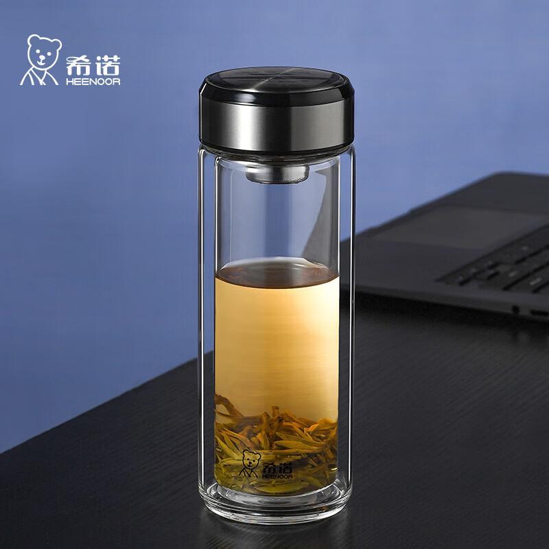 Xinuo Double-Wall Glass Tea Mug