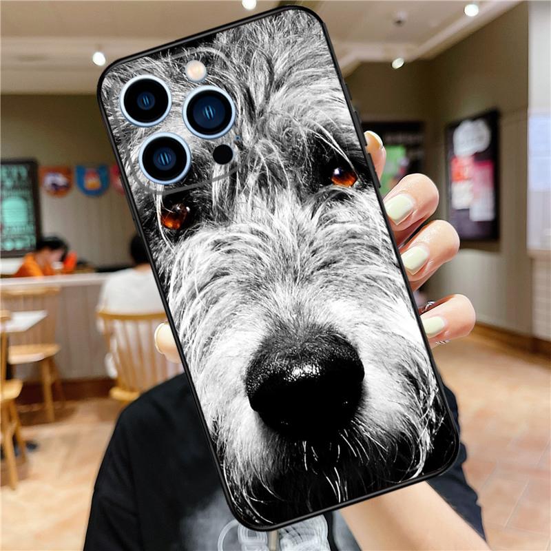 

Irish Wolfhound Dog Case For iPhone 17 Pro Max 16 15 14 11 12 13 Mini Plus 16e 17 Air Bumper Cover Accessories iPhone 16e