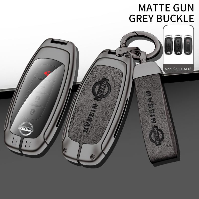 3/4 Buttons Car Key Case Cover For p444 X-Trail Qashqai Patrol Sentra Serena Tiida Teana Juke Leaf Micra Almera J11 J10 Versa 444p