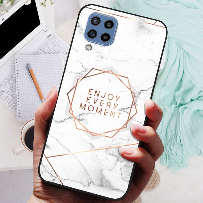 For Samsung M32 Case SM-M325F TPU Luxury Soft Fashion Silicone Phone Case For Samsung Galaxy M32 Coque Back Cover Fundas Shell